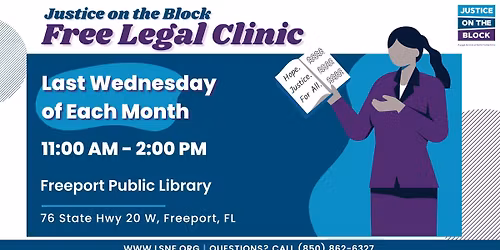 Justice on the Block: Freeport Public Library