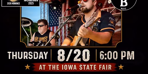 Jordan Beem Live at The Bud Tent at The Iowa State Fair!