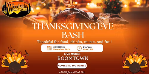 Thanksgiving Eve Bash