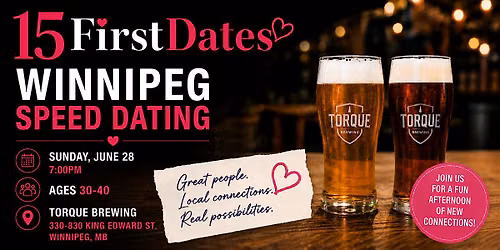 Winnipeg Speed Dating (Age 30-40)