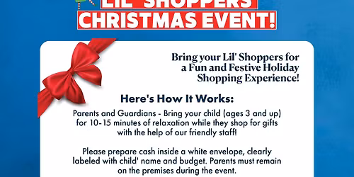 Lil' Shoppers Christmas Event