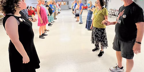 Contra Dance with music by Out of Kilters, Erik Erhardt calling