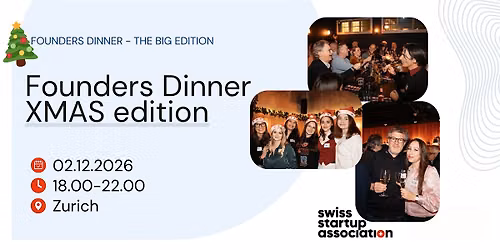 Founders Dinner: The Big Xmas Edition  - 02.12.2026