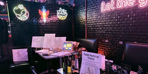 Paint Night at Token Game Tavern