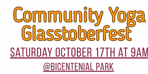 Community Yoga @ Glasstoberfest