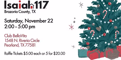 Trim a Tree Raffle at Bella Vita Club House Pearland