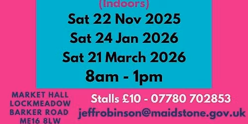 Indoor Boot Fair Maidstone Market Hall