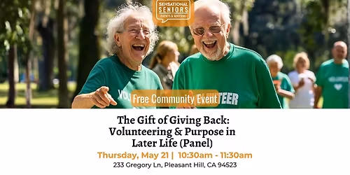 The Gift of Giving Back: Volunteering & Purpose in Later Life (Panel)