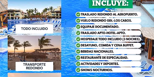 GRAND DECAMERON LOS CABOS😍 22 al 25 de Octubre 2026