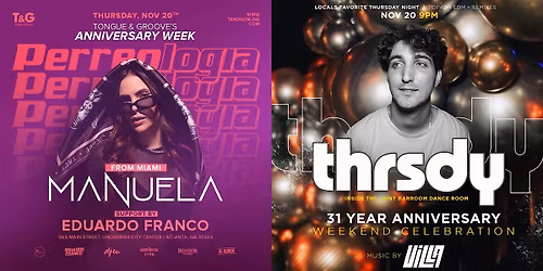 PERREOLOGIA \u2022 DJ MANUELA (MIAMI) + DJ Eduardo Franco + DJ VILLA (Joint)