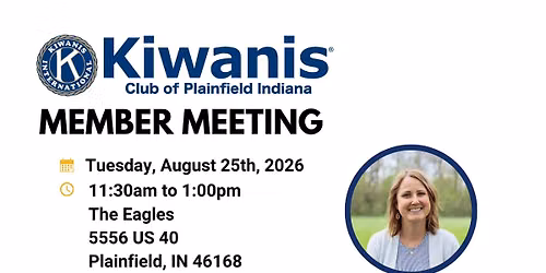 Plainfield Kiwanis Member Meeting