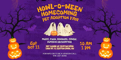 Howl-O-Ween Homecoming Pet Adoption Fair