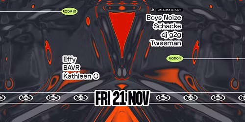 Fuse presents: ONES and ZEROS w\/ Boys Noize, Schacke & Effy