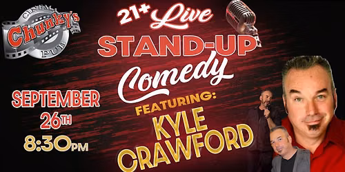 LIVE 21+ COMEDY NIGHT: KYLE CRAWFORD! 9\/26