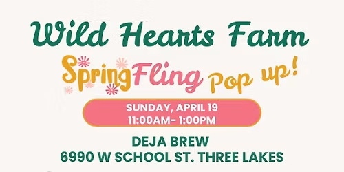 Spring Fling Pop up!