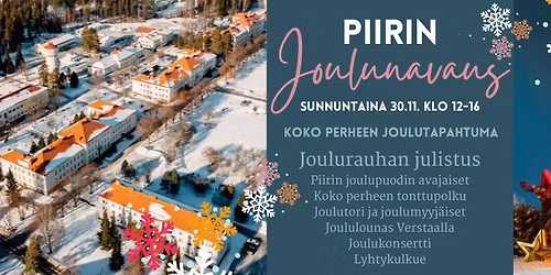 Piirin joulunavaus ja joulurauhan julistus