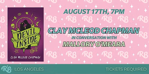 Clay McLeod Chapman LA Book Event for Devil Inside