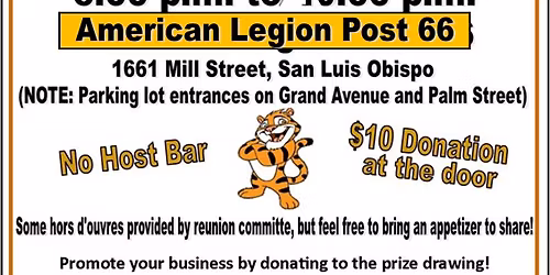 All Class Reunion - San Luis Obispo & Mission High Schools