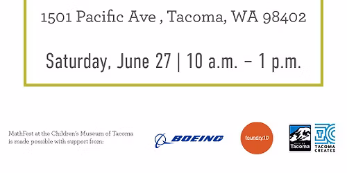 Tacoma Mathfest 2026