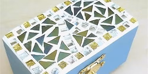 Mosaic Box Decorating for Neurodivergent Adults