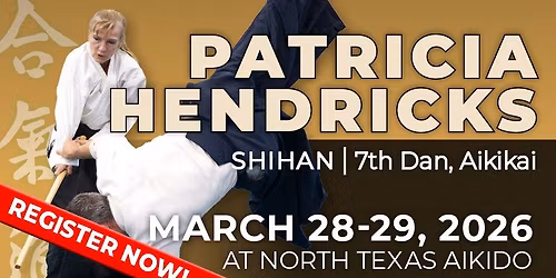 Pat Hendricks Shihan at North Texas Aikido