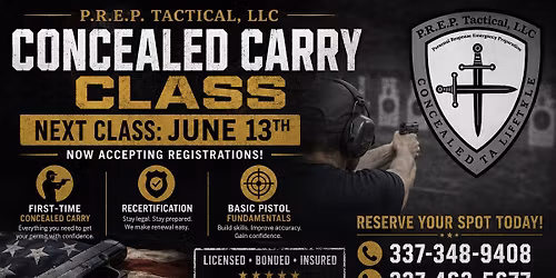 Basic Pistol Fundamentals Concealed Carry Class 
