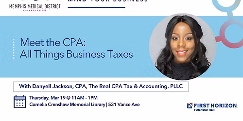 Mind Your Business Series: Meet the CPA | All Things Business Taxes