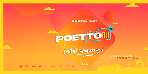 POETTO FEST 2026 - 4 Giorni di grande MUSICA