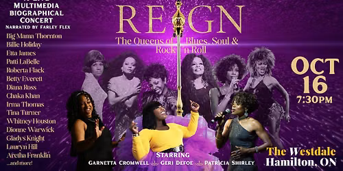Reign: The Queens of Blues, Soul & Rock \u2018n Roll ~ HAMILTON