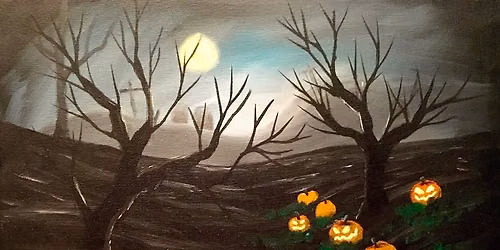 Haunted Pumpkin Patch - Family Paint Party Fundraiser - Jackson 