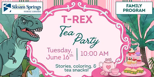 T-Rex Tea Party (Family Program)