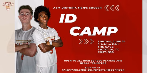 A&M-Victoria men's soccer ID Camp