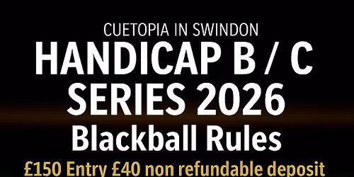 Cuetopia\u2019s Handicap B\/C Series 2026