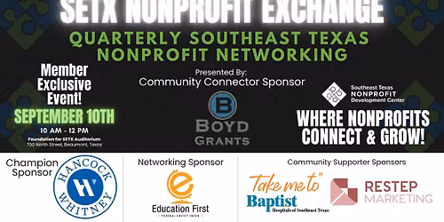 Fall 2026 SETX Nonprofit Exchange