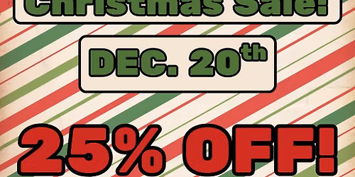 Last Chance Christmas Sale! 