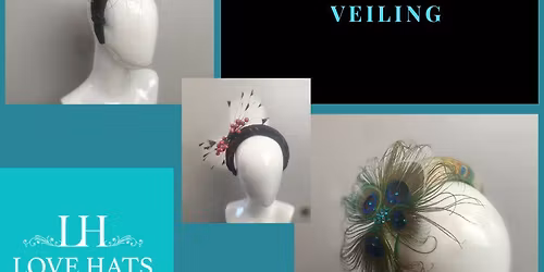 Headband and or Merry Widow Veiling Workshop
