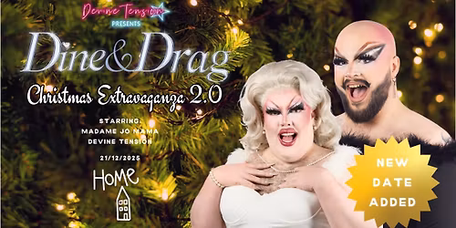 Dine\u2019n\u2019Drag: Christmas Extravaganza [NEW DATE ADDED]