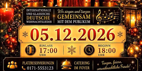 FOUR2FOUR Weihnachtskonzert mit Aftershowparty