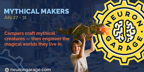 Mythical Makers: Creatures & Kingdoms | 5 to 12 year olds | Summer Camp