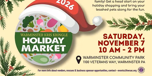 Annual Warminster Kris Kringle Holiday Market 