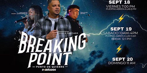 BREAKING POINT- YOUTH CONFERENCE