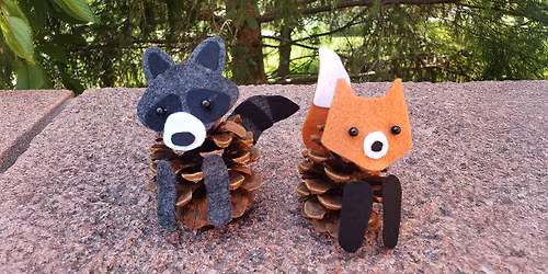 Pine Cone Woodland Creatures For Adults With Disabilities