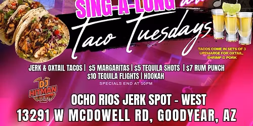 R&B and SING-A-LONG TACO TUESDAYS!