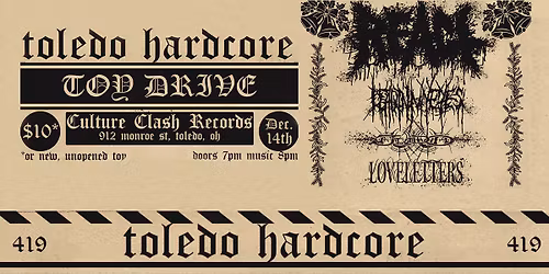 Toledo Hardcore Toy Drive