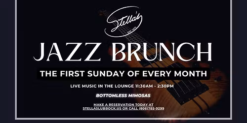Jazz Brunch at Stella's!