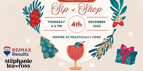 Stephanie's Sip + Shop Holiday Social