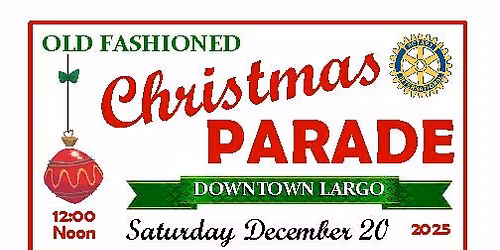 Largo Old Fashioned Christmas Parade 2025