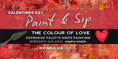 The Colour Of Love - Valentines Day Palette Knife Painting Workshop