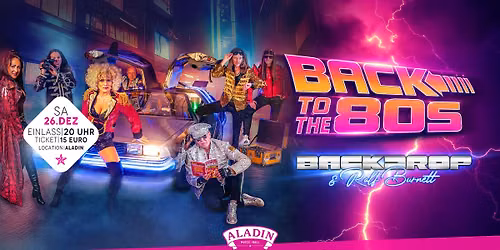 BACK TO THE 80S - Backdrop LIVE!