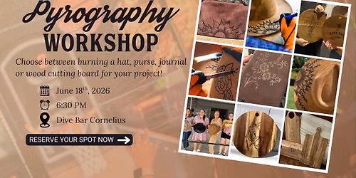 Pyrography Workshop - Custom Burning Projects!